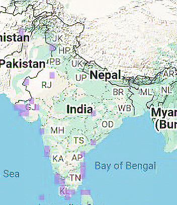 Caspian Plover map