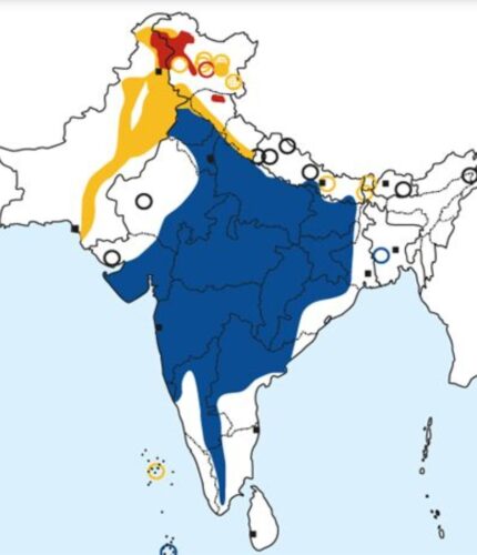 Tree Pipit map